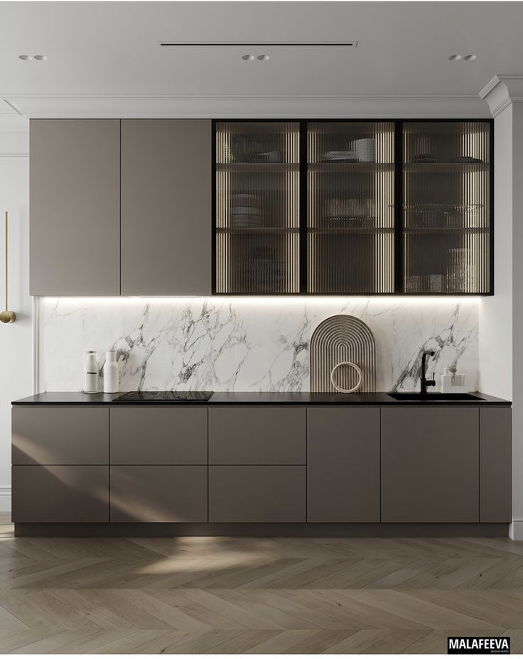 L-Shape Modular Kitchen